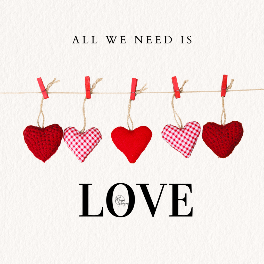 Pink and Red Hearts Love Photo LinkedIn Post